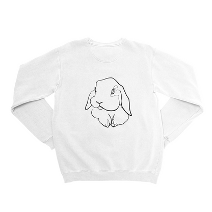 Single-Line Pet Portrait Custom Sweatshirt