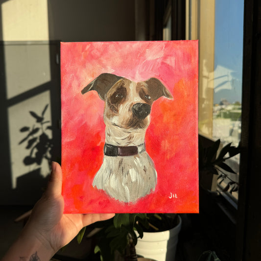 Custom Painted Pet Portrait