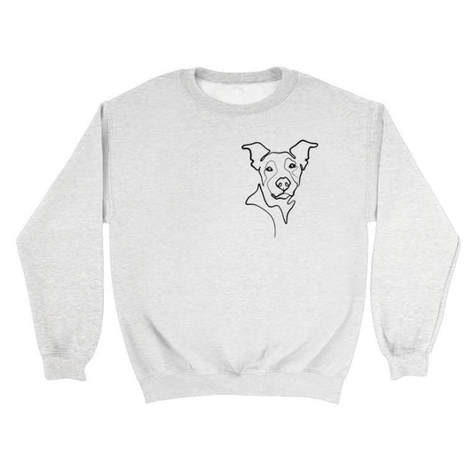 custom pet portrait sweatshirt