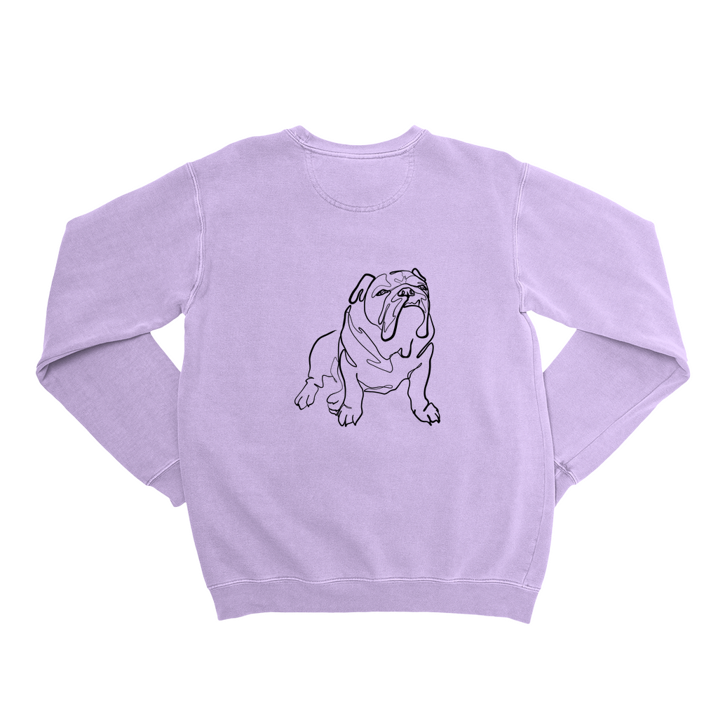 Single-Line Pet Portrait Custom Sweatshirt